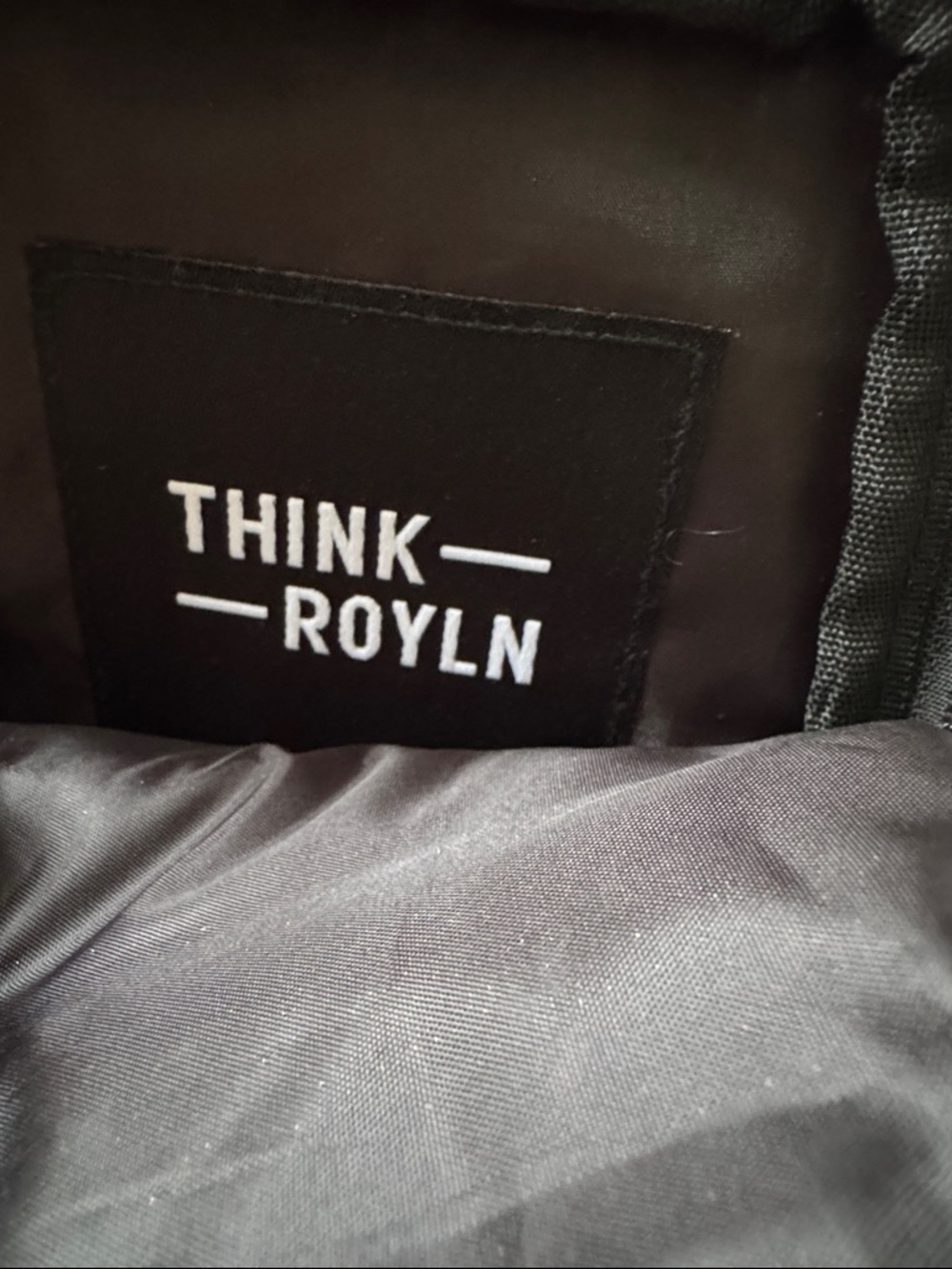 Gold Puffer Crossbody bag by THINK LOYLN - Picture 3 of 4